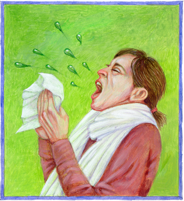 Test vir�zy, nachlazen� a alergie